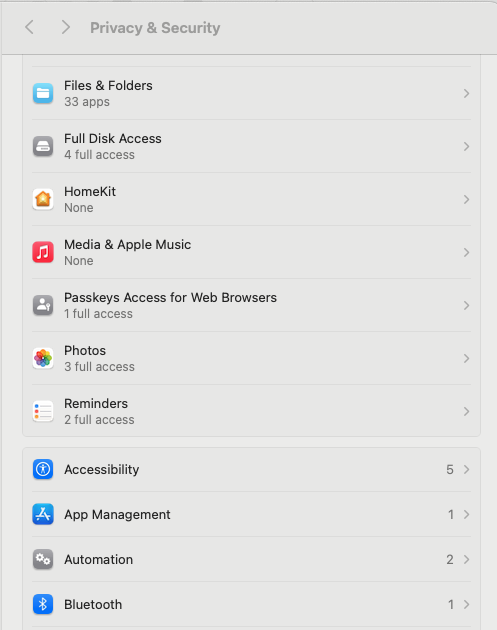 Privacy and security 1